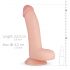 Dildo Real Fantasy Cliff - Natural 22cm