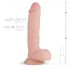 Real Fantasy Glynn - Dildo Realista 25cm (Natural)