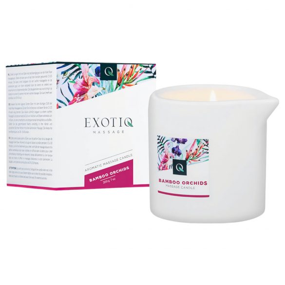 Vela de Massagem Orquídeas de Bambu Exotiq (200g)