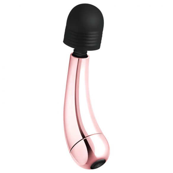 Mini Varinha Rosy Gold - Vibrador Massageador Recarga Rosa Dourado