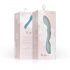 Bloom Rose - vibrador ponto G recarregável de silicone (turquesa)