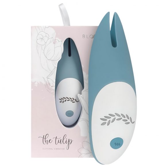 Bloom Tulip - Vibrador recarregável de clitóris em silicone (turquesa)