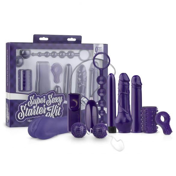 LoveBoxxx Super Sexy - Conjunto Vibrador (9 peças)