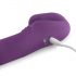 Vibrador roxo sem alças recarregável Easytoys