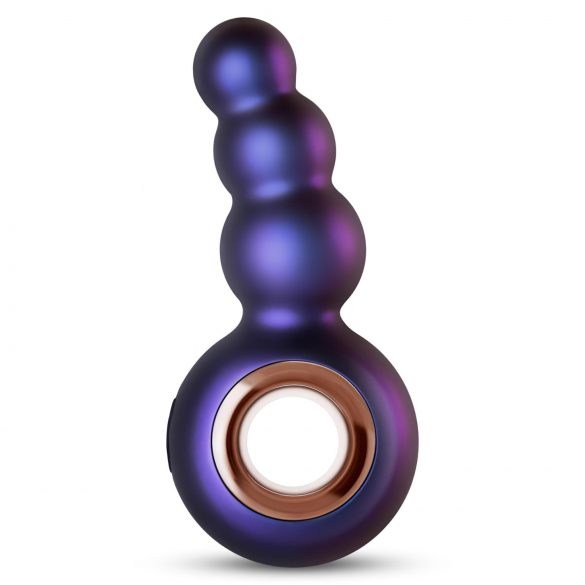 Vibrador anal roxo Hueman Outer Space - prazer galáctico recarregável