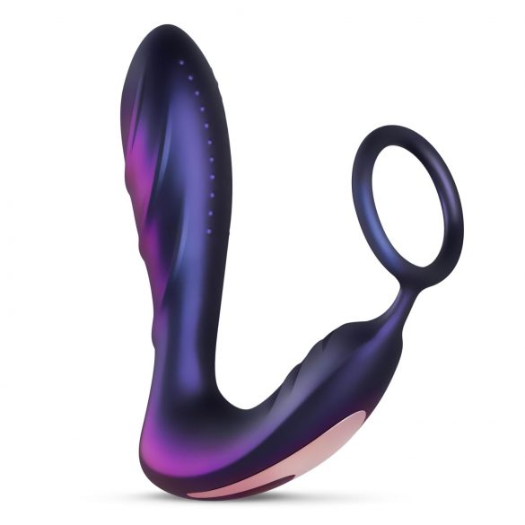 Hueman Black Hole - vibrador anal com anel peniano violeta