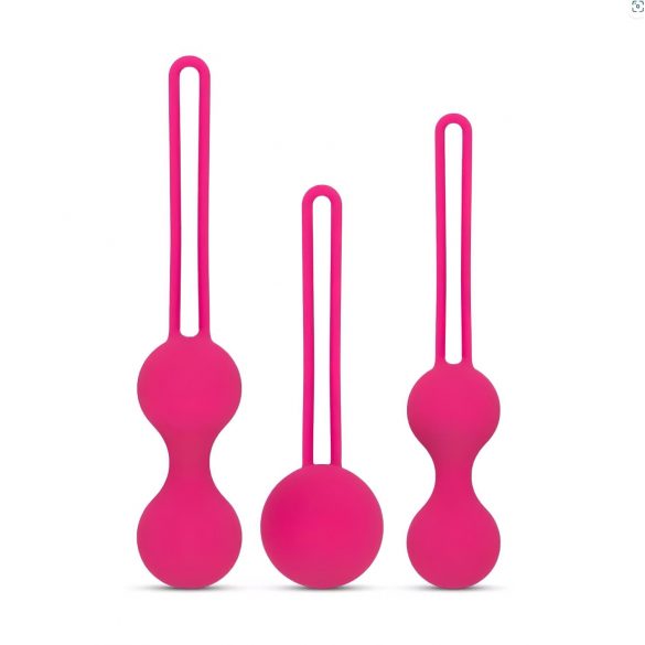 Conjunto LoveBalls Easytoys - bolas de amor rosa (3 peças)