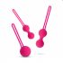 Conjunto LoveBalls Easytoys - bolas de amor rosa (3 peças)