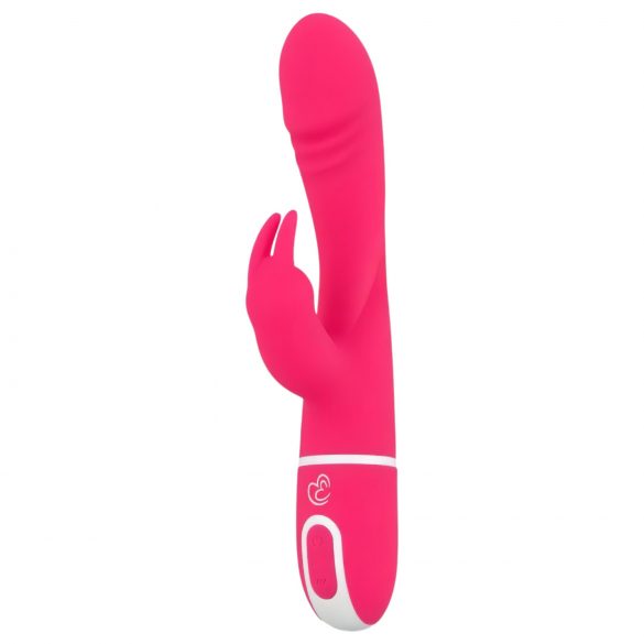 Vibrador ponto G com estimulador de clitóris (rosa)