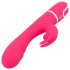 Vibrador ponto G com estimulador de clitóris (rosa)