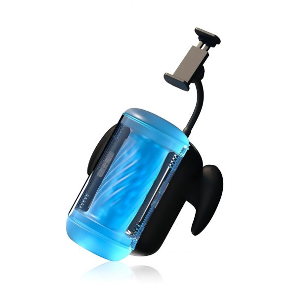 BLOWCAST Wingman Lite - Masturbador automático gamer (azul-preto)