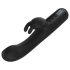 BLAQ - Vibrador Digital Rabbit com braço clitoriano (preto)