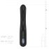 BLAQ - Vibrador Digital Rabbit com braço clitoriano (preto)