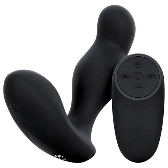 Vibrador Anal com Controle Remoto - Preto