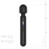 BLAQ - grande vibrador massajador digital (preto)