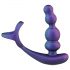 Força Estelar Hueman - anel vibrador anal e peniano (roxo)