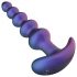 Hueman Galaxy Force - vibrador anal com controle remoto (roxo)