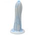 Prickly Pear - Dildo pontilhado (branco-azul)