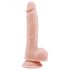 Sr. Dixx 7.6 - Dildo com ventosa e escroto - Bege (19,5 cm)