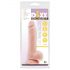 Sr. Dixx 7.6 - Dildo com ventosa e escroto - Bege (19,5 cm)