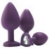 Conjunto Treinamento Anal - 3 Plugs (Roxo)