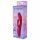 Vibrador Julia Duo Cintilante com Estimulador - Vermelho