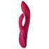 Vibrador Julia Duo Cintilante com Estimulador - Vermelho