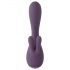 Je Joue Fifi - vibrador lila, à prova d'água, recarregável com estimulador.