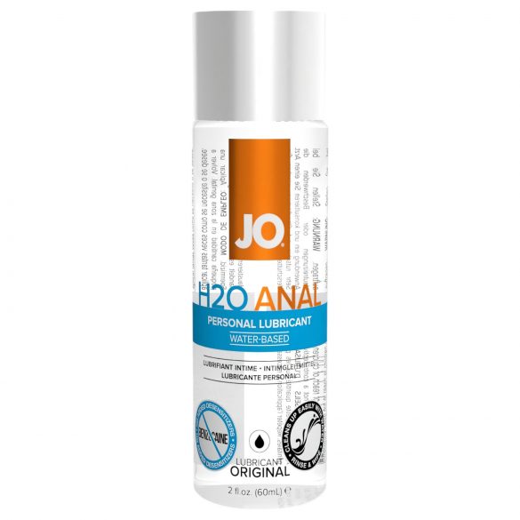 JO H2O Anal Original - Lubrificante à base de água (60ml)