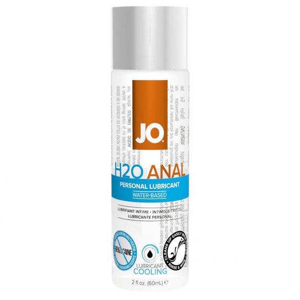 JO H2O Anal Cool - Lubrificante Refrescante à Base de Água (60ml)