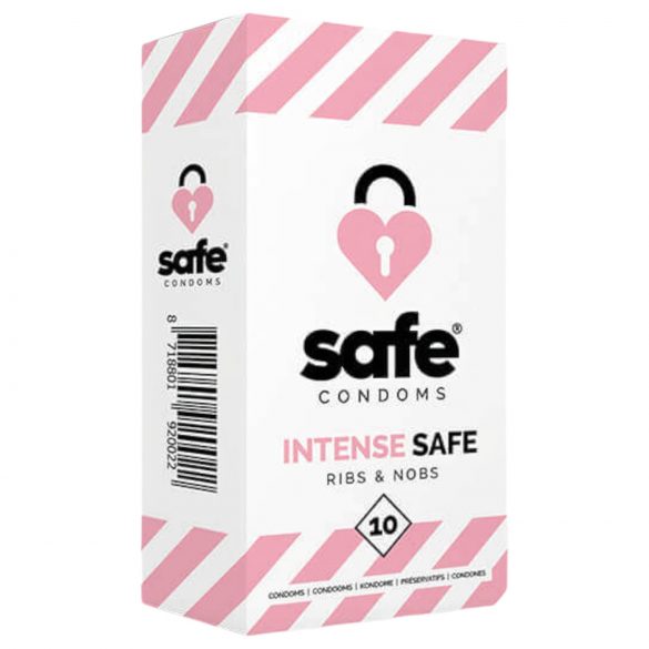 SAFE Intense Safe - Preservativo texturizado (10 unidades)