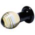 GLAS Galileo - plug anal em vidro (preto-dourado)