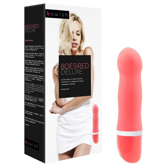 B SWISH Bdesired Deluxe - Vibrador c/ Cabeça Destacada (coral)