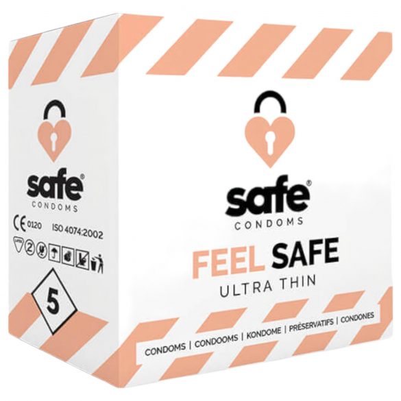 SAFE Feel Safe - Preservativo Fino (5 unid.)