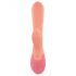 Vibrador Xena c/ aquecimento - Coral pêssego recarregável