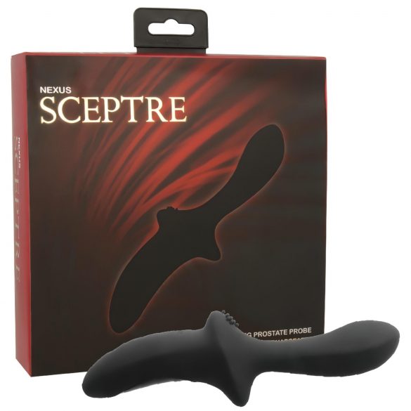 Nexus Sceptre - Massageador prostático de silicone (preto)