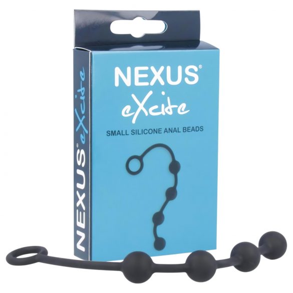 Nexus Excite - Pequeno colar anal (4 bolas) - preto