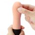 TENGA Iroha Zen - Vibrador super macio de silicone (pêssego)