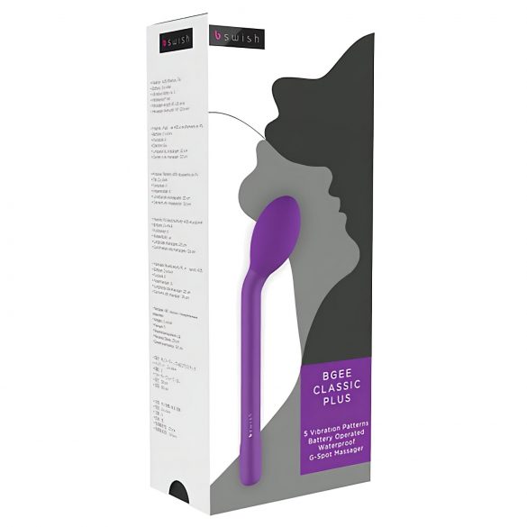 B SWISH Bgee Classic Plus - Vibrador G-ponto à prova d'água (roxo)