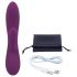 Vibrador G-spot recarregável – FeelzToys Lea (malva)