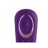 Satisfyer Duplo Clássico - vibrador à prova d'água para casal (roxo)