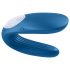 Satisfyer Double Whale - Vibrador para casais com dois motores (azul)