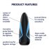 Satisfyer Men One - Masturbador potente (azul e preto)