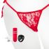 Conjunto Tanga Vibratória Screaming O - vermelho (S-L)