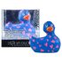 My Duckie Romance 2.0: Vibrador à prova d'água azul-rosa