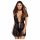 Obsessive Alluria - Robe rendado com tanga (preto)