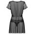 Obsessive Alluria - Robe rendado com tanga (preto)