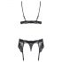 Conjunto Obsessive 810-SEG-1 - Renda Sexy (Preto)