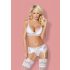 Conjunto Intimista Obsessive 810-SEG-2 - Macramê (Branco)