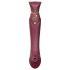 ZALO Queen - Vibrador G-spot e clitóris com ondas pulsantes (vermelho)